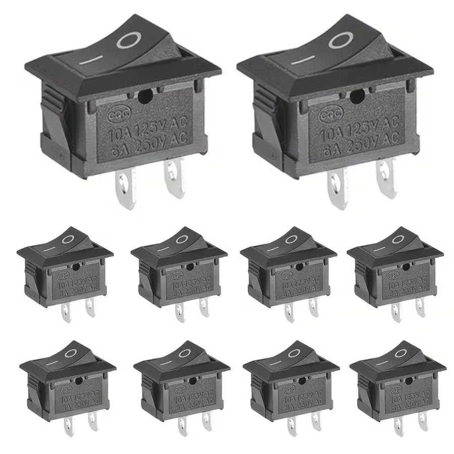 10pcs Mini ON And Off Rocker Switch