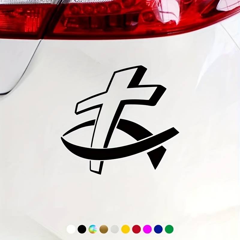1pc Green Jesus Christian Themed Stickers