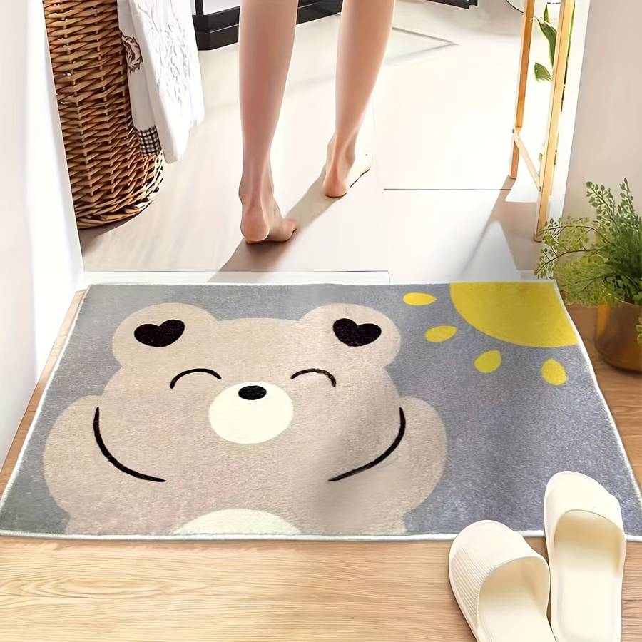 1Pc 50x120cm Puppy Pattern Floor Mat