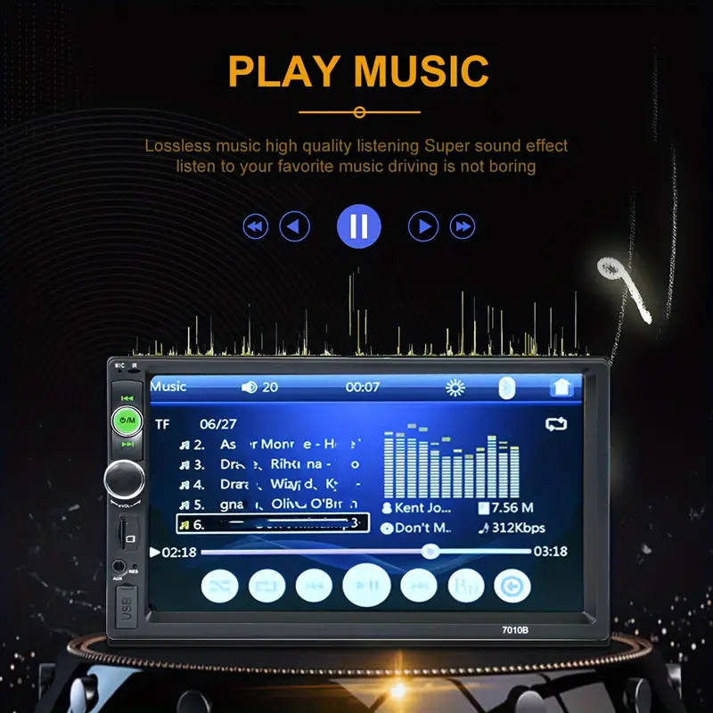 7" HD Double Din Car Stereo Radio MP5 Player