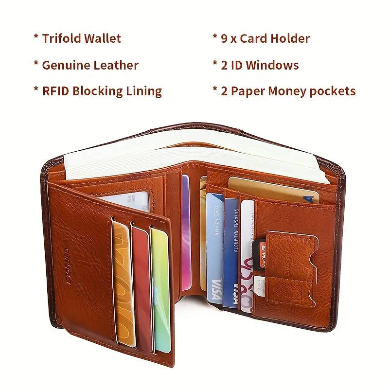 Men's Genuine Leather Wallet