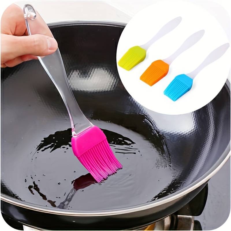 6pcs Silicone Oil Brushes For Household Baking And Barbecue Bread Pancake Silicone Brush Home