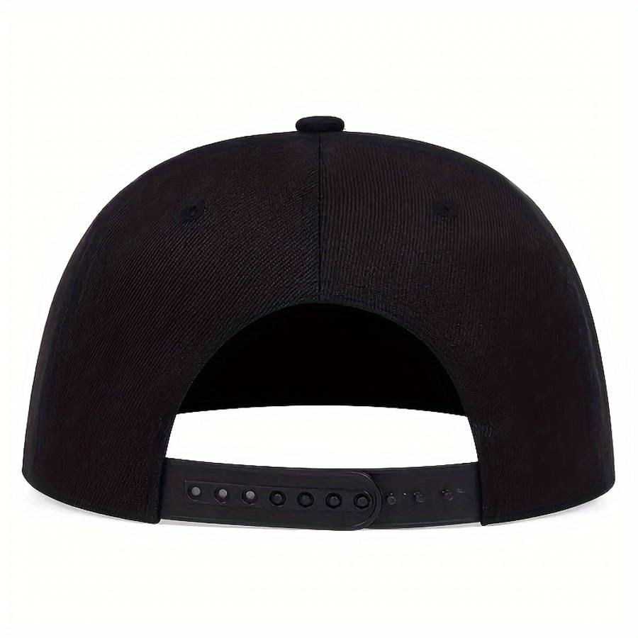 Unisex Street Style Baseball Cap Time is Money Print 100% Polyester Adjustable Hip-Hop
