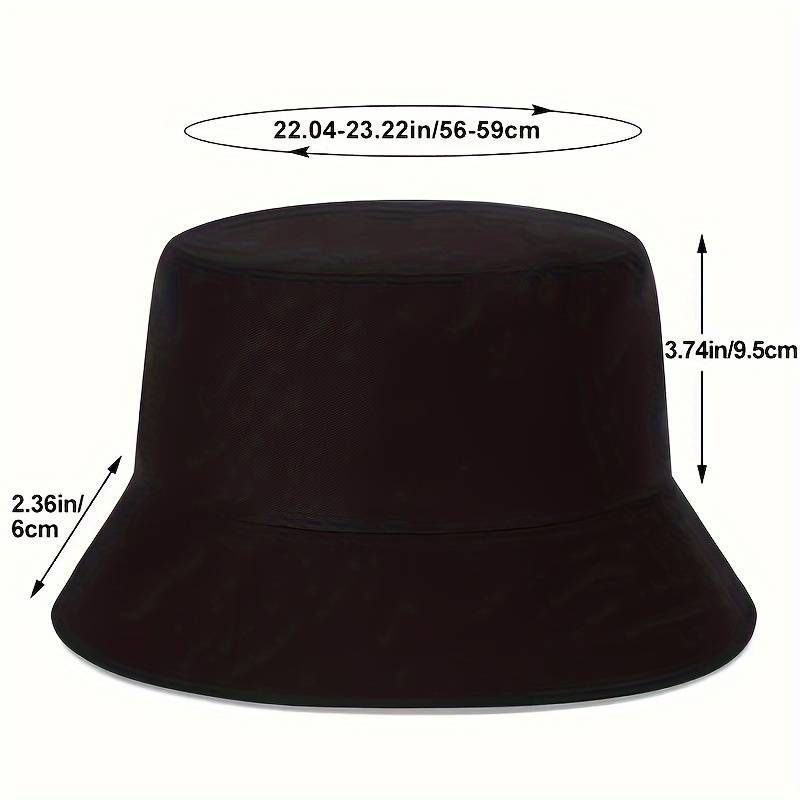 1pc ATHACER Bucket Hat with "NY" Embroidery Breathable Sun Protection Lightweight Foldable Fi