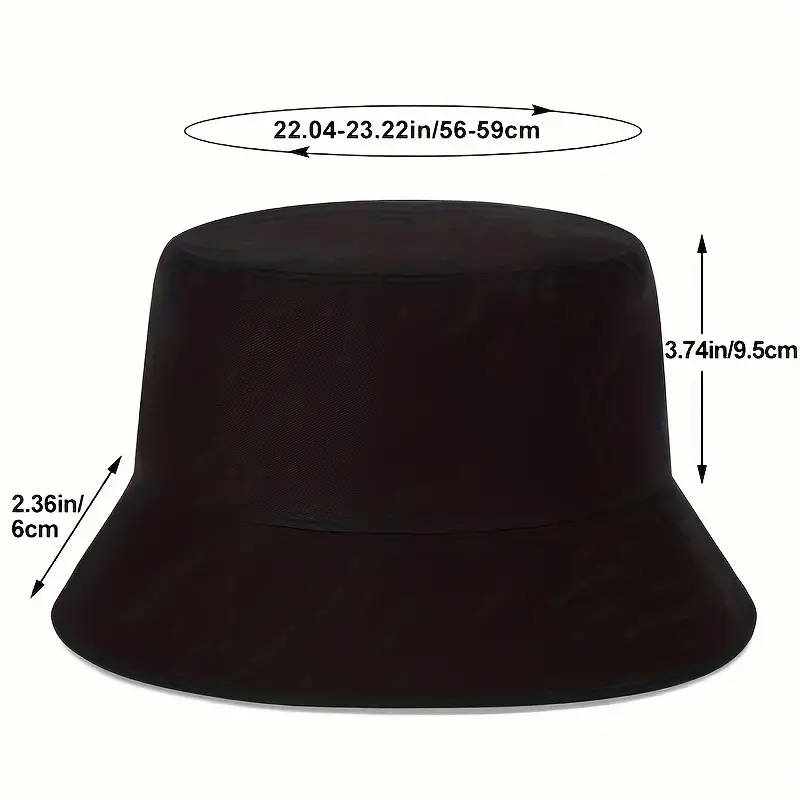 1pc MILANO ITALY Printed Bucket Hat Breathable Sun Hat Outdoor Sports Vacation Travel Foldable Fishe