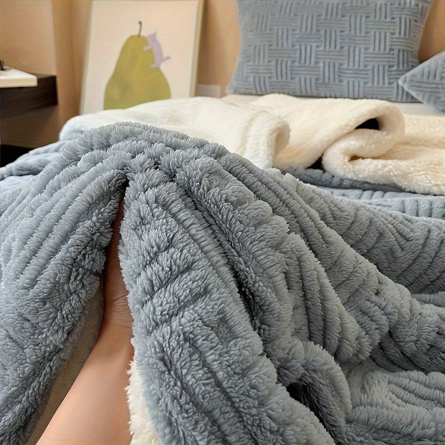 1ps Blanket Color Peach Pink size 100.0x150.01cm