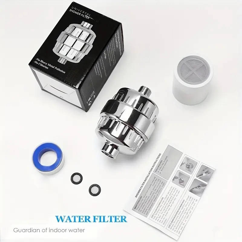1pc Premium Shower Head Water Filter Enhances Bathing Experience with Clean Purified Water for a Hea