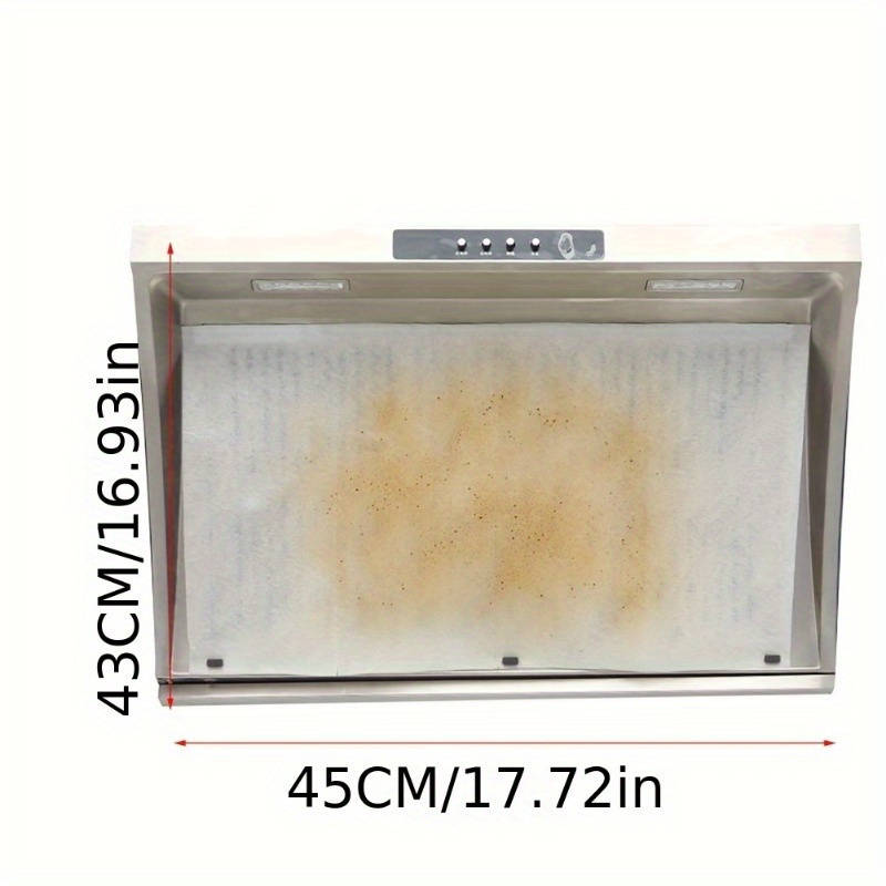 12pcs Disposable Kitchen Range Hood Oil Absorbing Filters Easy Clean Keeps Your Kitchen Fres