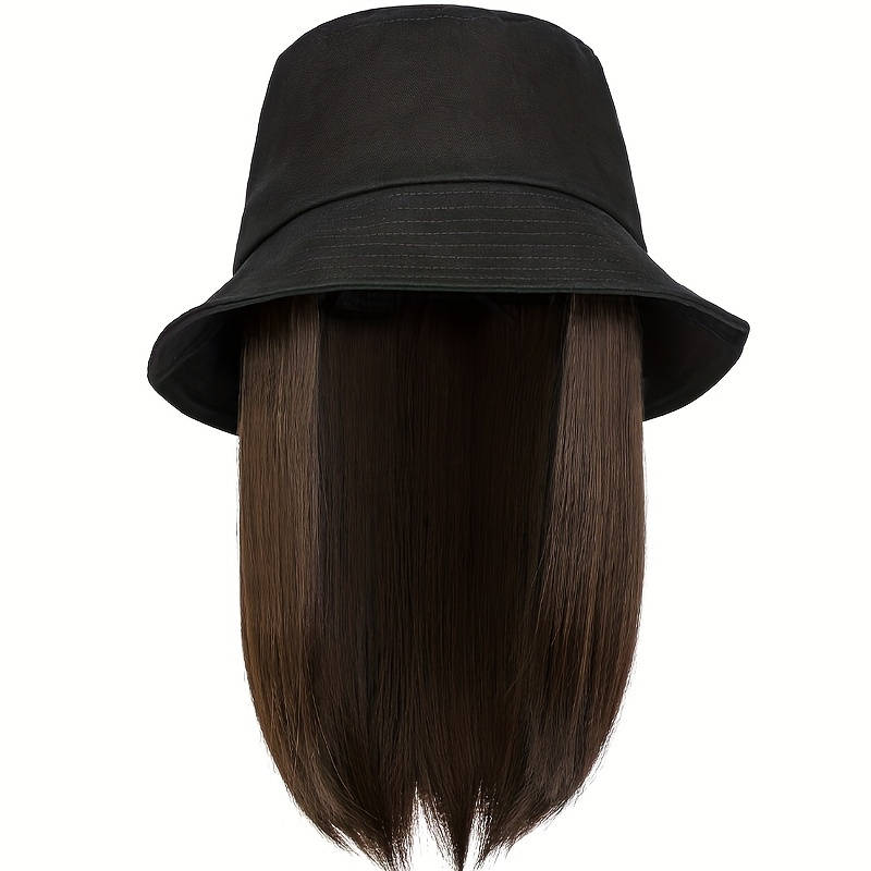 1Pc Brown Black 30.48cm Fashion Design Wig