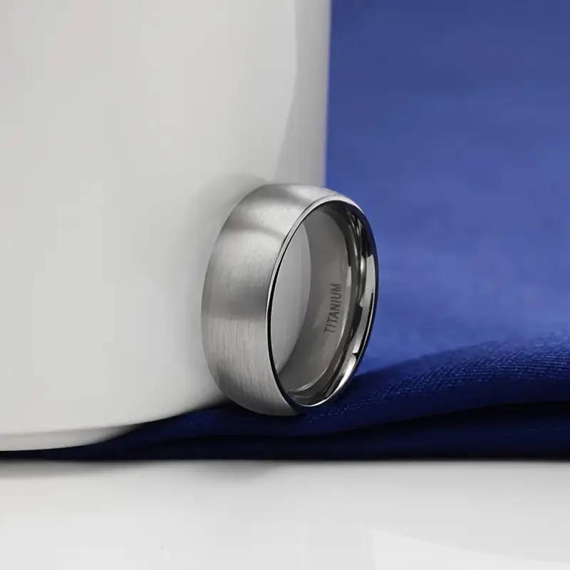 Titamium Men's Band Ring - Modern design