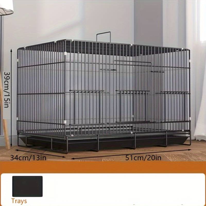 1pc Black Pet Cage