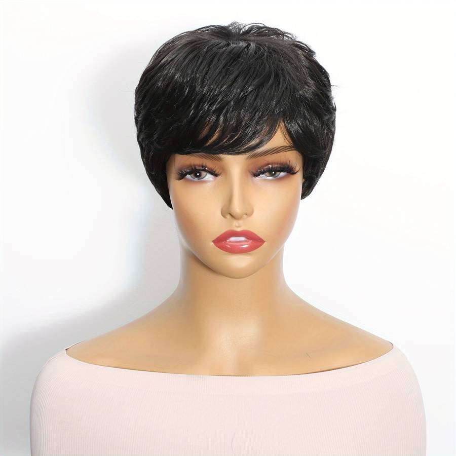 1Pc Dark Brown 10.16cm Fashion Design Wig