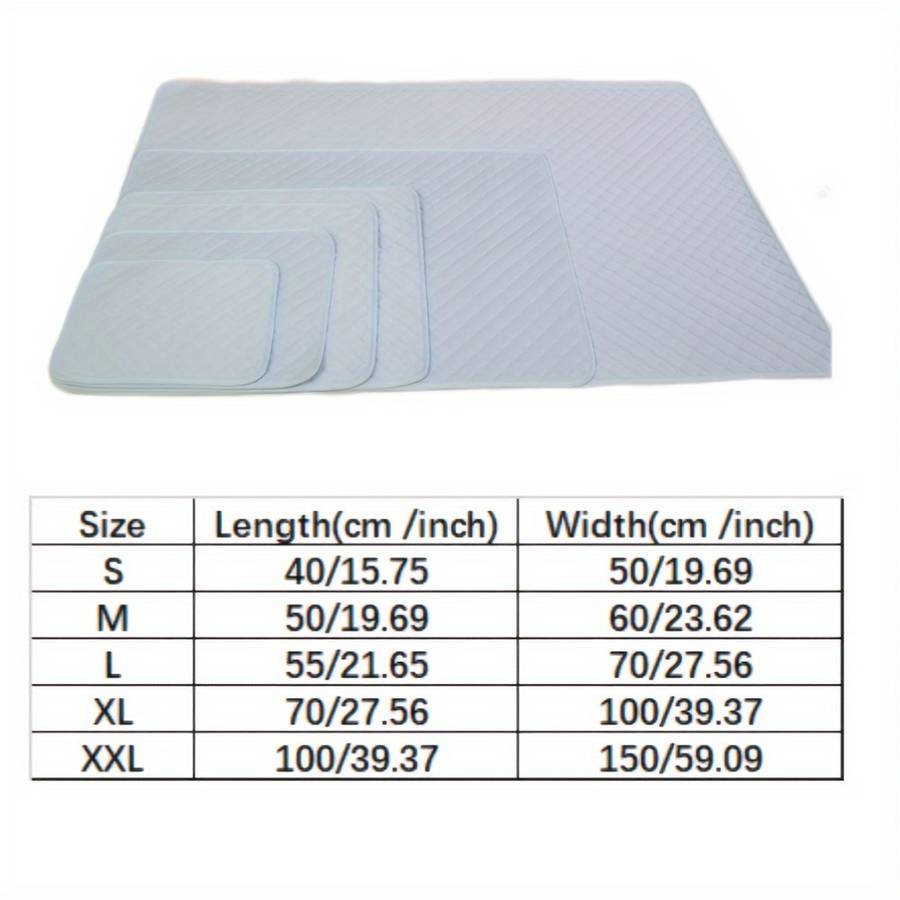 1piece Ice Silk Checkered Pad   Blue Cooling Pad