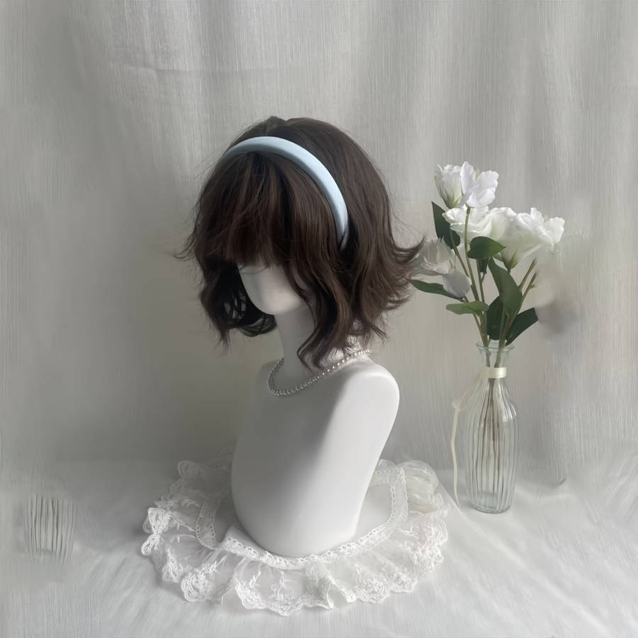 1Pc Cool Brown 30.48cm Fashion Design Wig