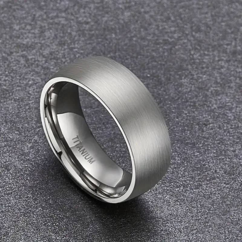 Titamium Men's Band Ring - Modern design