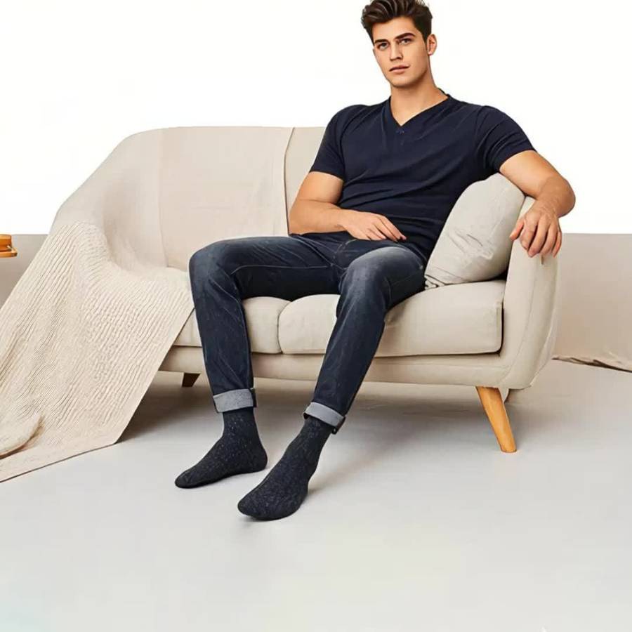 Sock 5 Pairs Of Black One Size