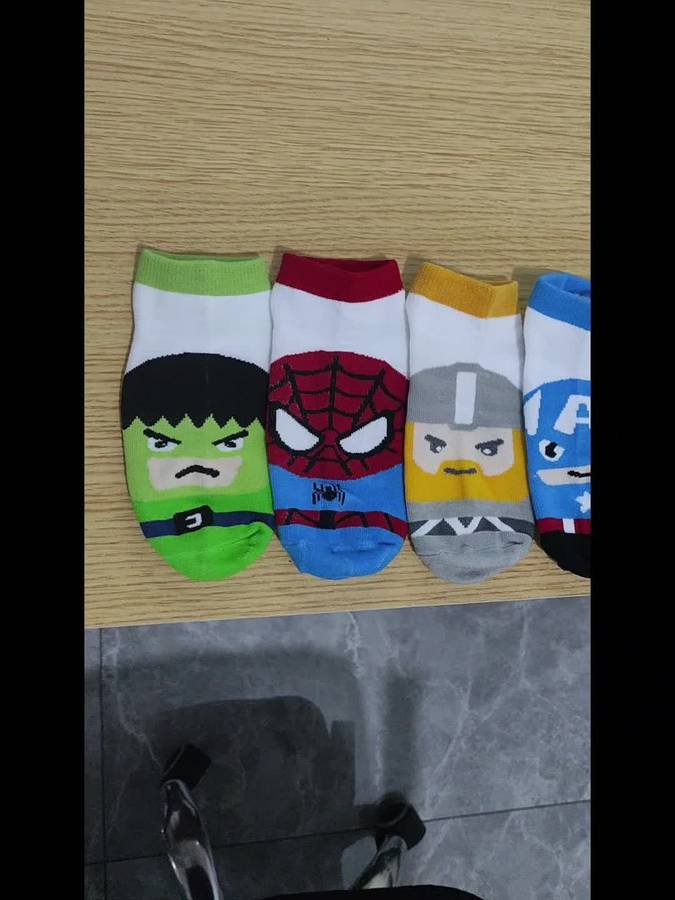 5 Pairs Multicolor 9 To 12Y High Elastic Socks