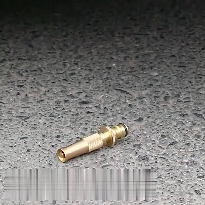 1Pc High Pressure Brass Spray Nozzle With Adjustable Hose