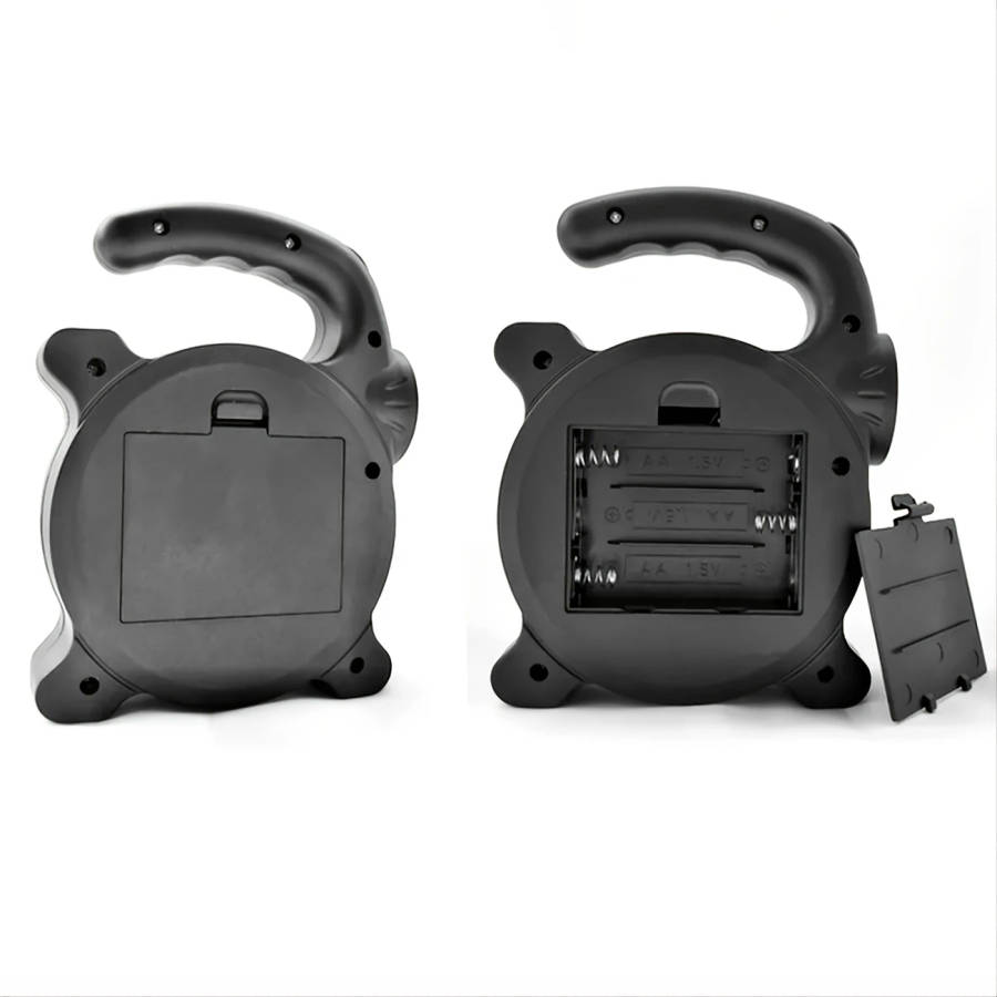 1pc Ultra-Bright LED COB Camping Lantern Portable AA Battery Powered Floodlight with Side Torch Matt