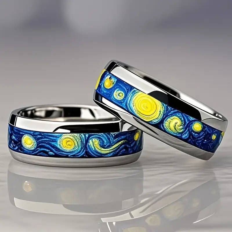 304L Stainless Steel Ring for Men - 8mm
