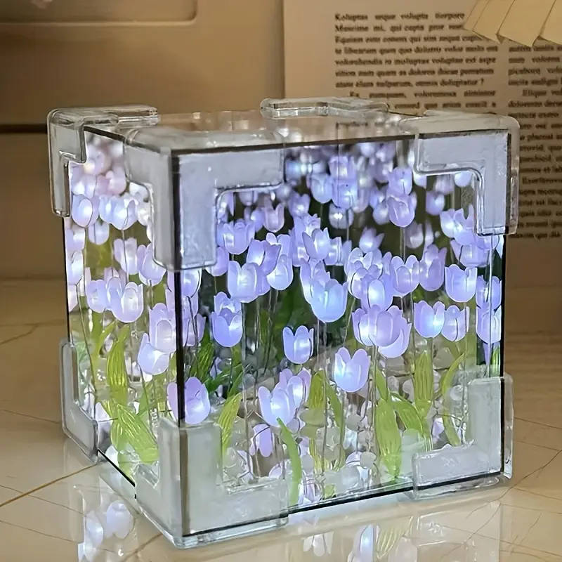 1 DIY Tulip Lamp Blue