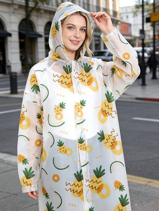 Raincoat Mixed Colors Size Asian Onesize