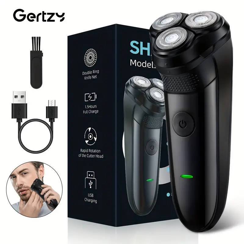1pc Electric Shaver Rechargeable Mini Portable Shaver Intelligent Floating Shaver Cordless Shaving R