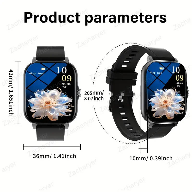 Sports Tracking Smartwatch Wireless Calling Dialing Multiple Sports Modes Call Reminder