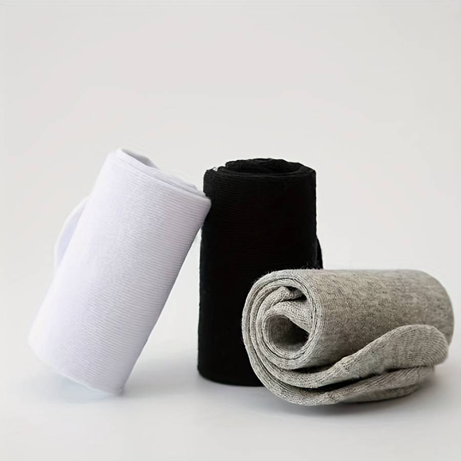 12 Pairs Mixed Color One Size High Elastic Socks