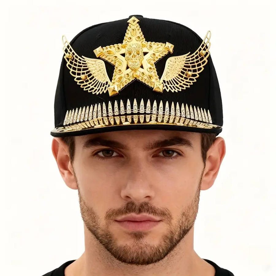 Hip-Hop Punk Rivet Baseball Cap