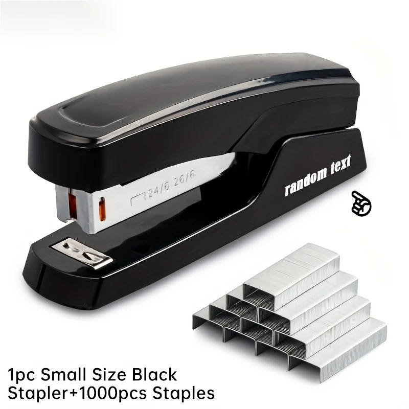 Black Manual Desktop Stapler