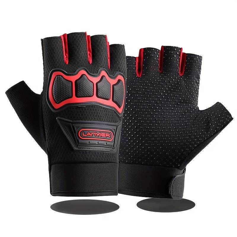 1 Pair Green Outdoor Sports Gloves