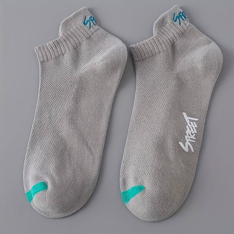 5 Pairs Of Mixed Colors One Size High Elastic Socks