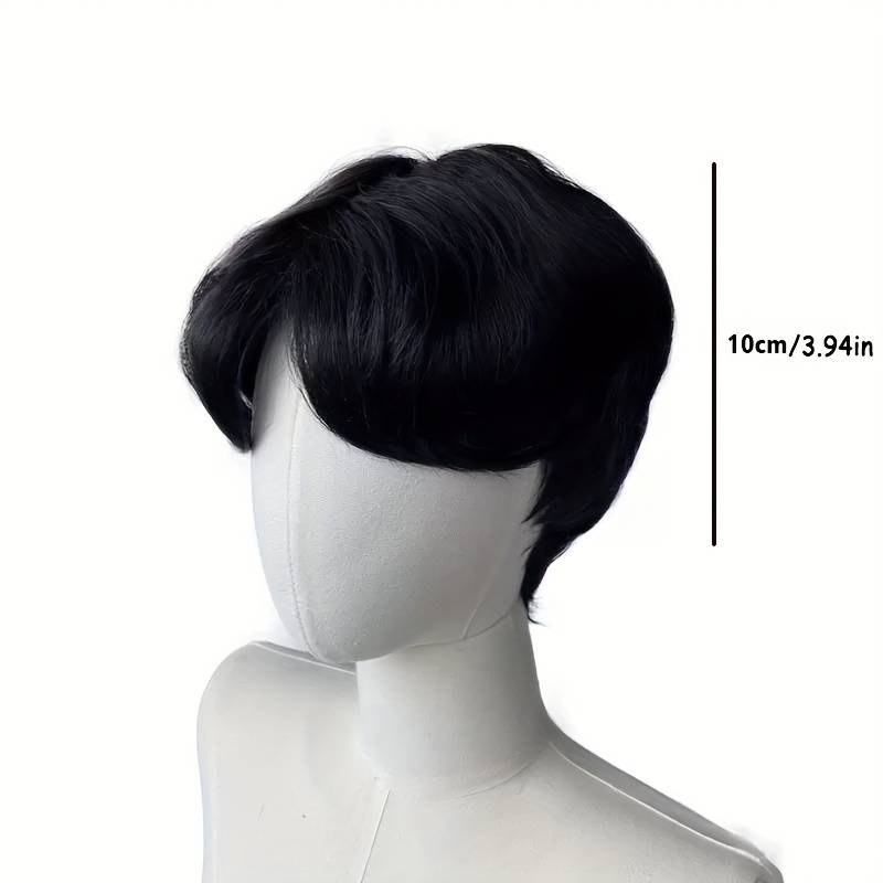 1Pc Black 10.16cm Fashion Design Wig