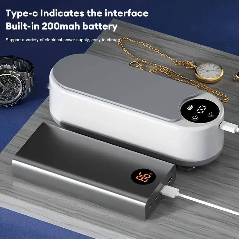 1pc Multi-Functional Cleaning Machine Chemical-Free Ideal for Glasses Jewelry Watches and Braces Dig