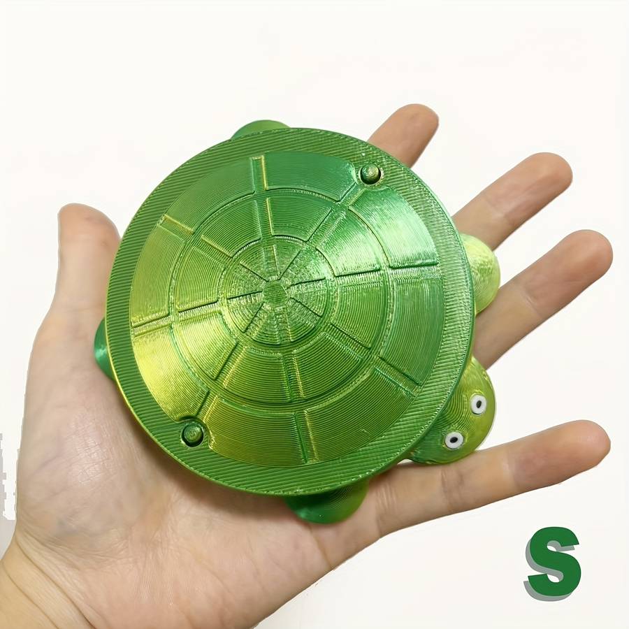 1pc Cute Turtle Shaped Ashtray Contemporary Style Plastic Material Alien Design No Need for Pow