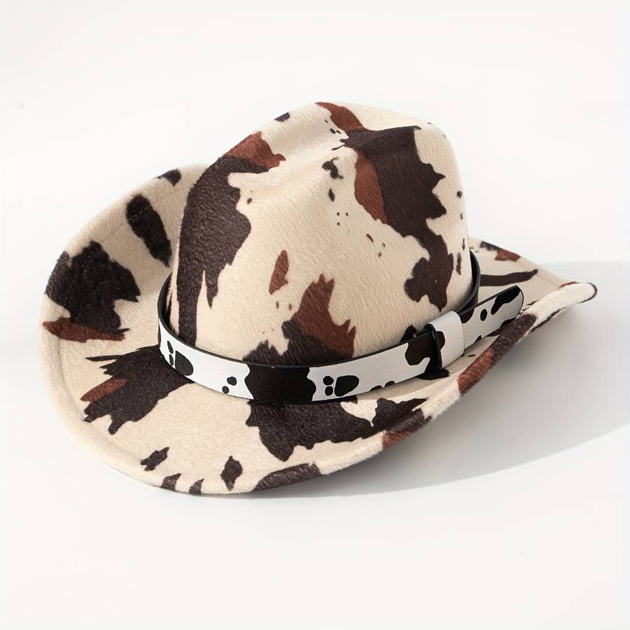 1pc Western Cowboy Hat Spring Autumn European Style Polyester 100% Lightweight Hand Woven No F
