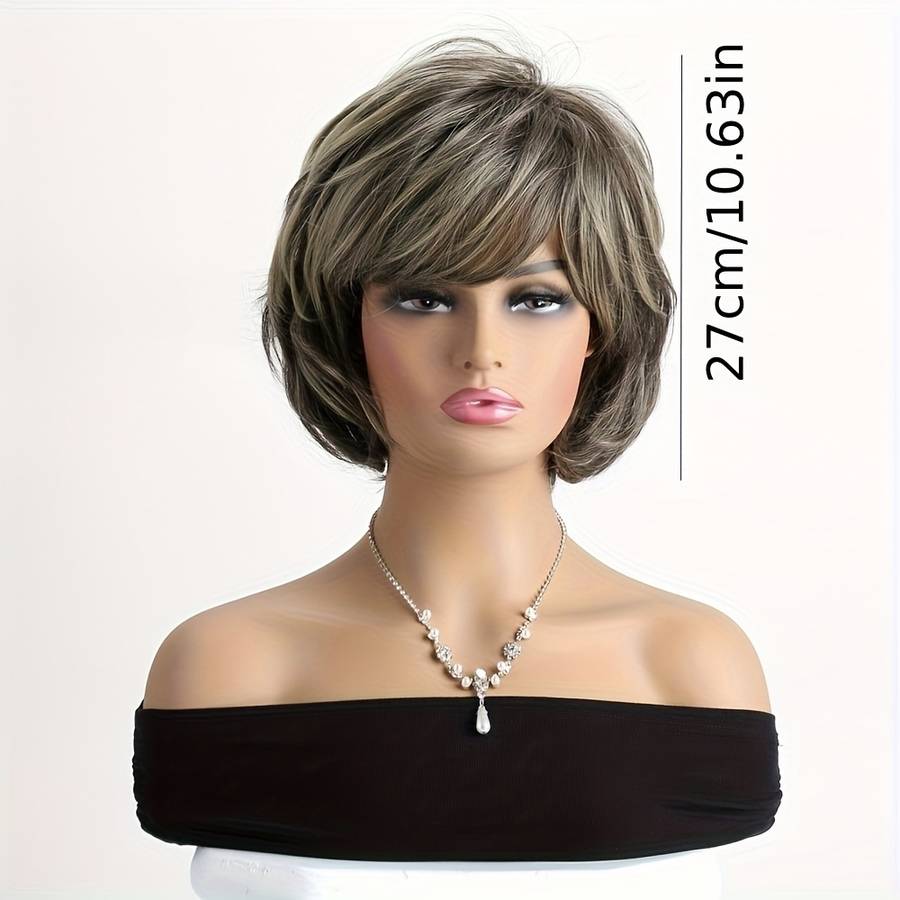 1Pc Mixed Color 30.48cm Fashion Design Wig