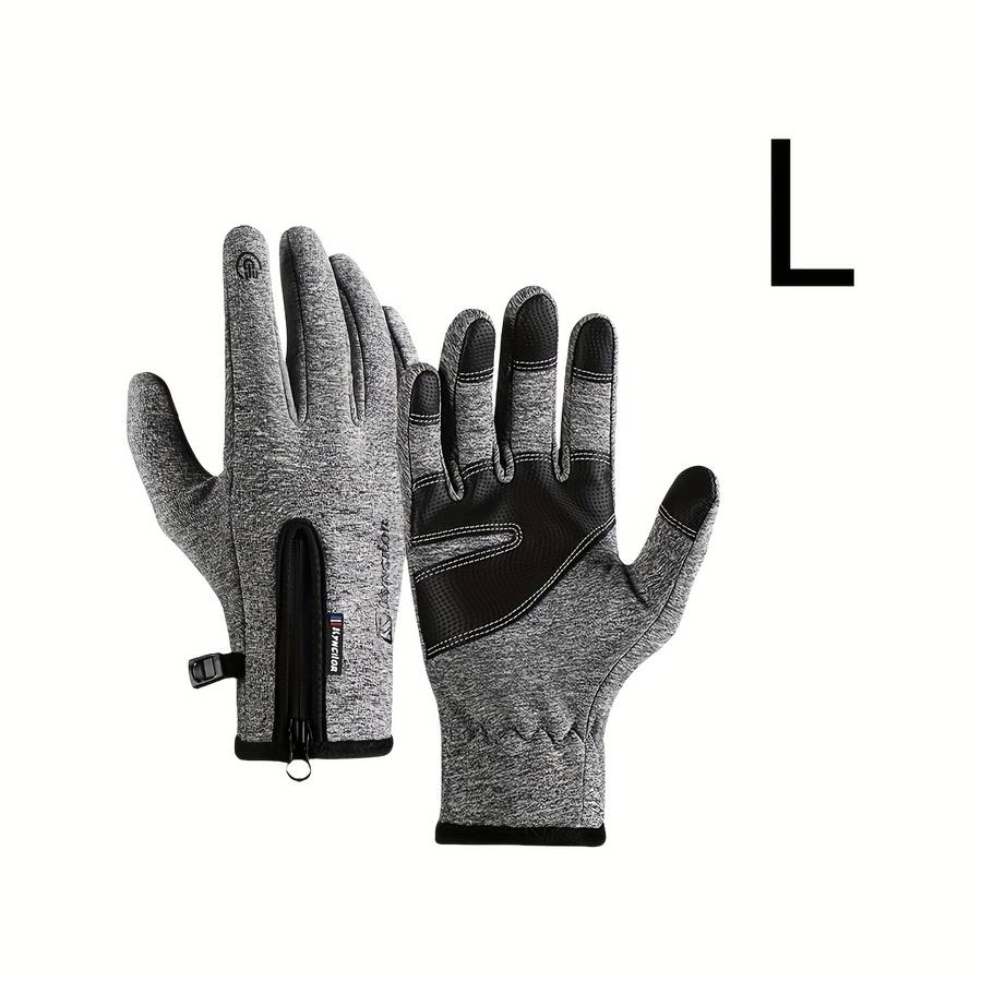 1 Pair Pink Size XL Warm Gloves