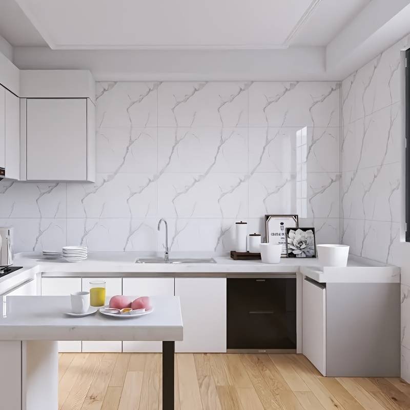1PC Wall StickersIvory White40pcs 30cmX60cm 11.81inx23.62in