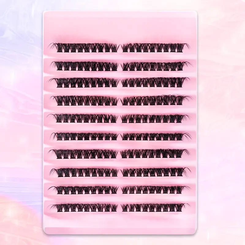 180 Clusters Of False Eyelashes 80D Mixed Length 8-16mm