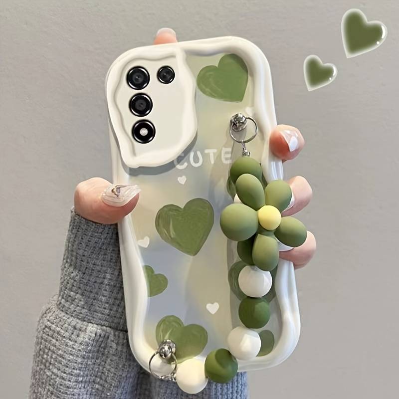 1pc Green For Samsung Galaxy A56 Phone Cases