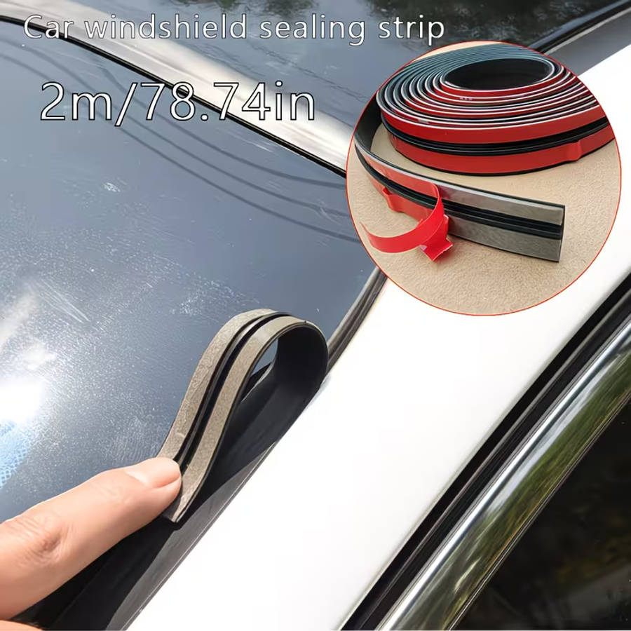 Universal Car Sealing Strip Waterproof Dustproof Rubber Seal 2M