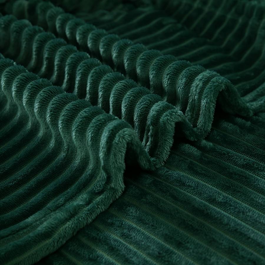 1ps Blanket Color Dark Green size 120x200cm