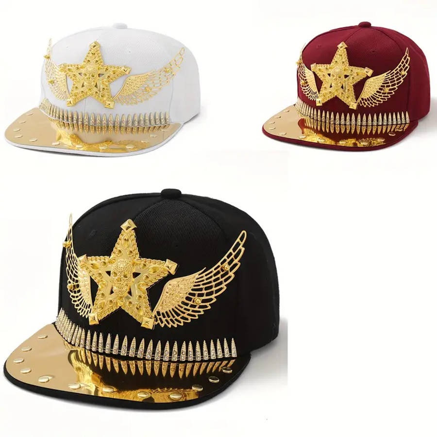 Hip-Hop Punk Rivet Baseball Cap