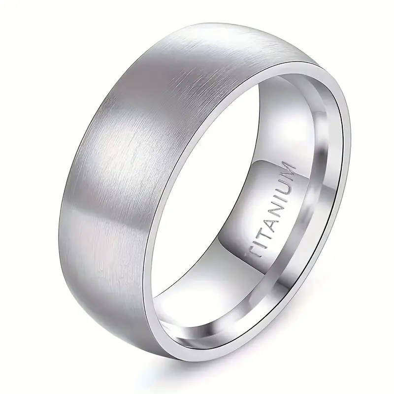 Titamium Men's Band Ring - Modern design