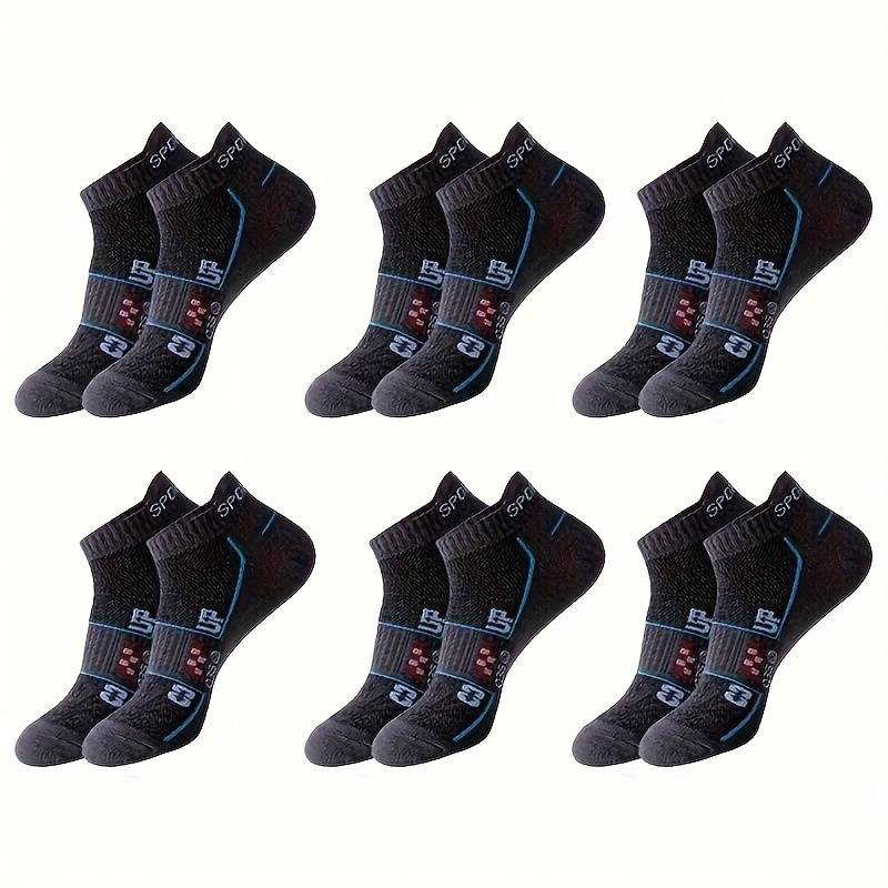 12 Pairs Dark Grey One Size High Elastic Socks
