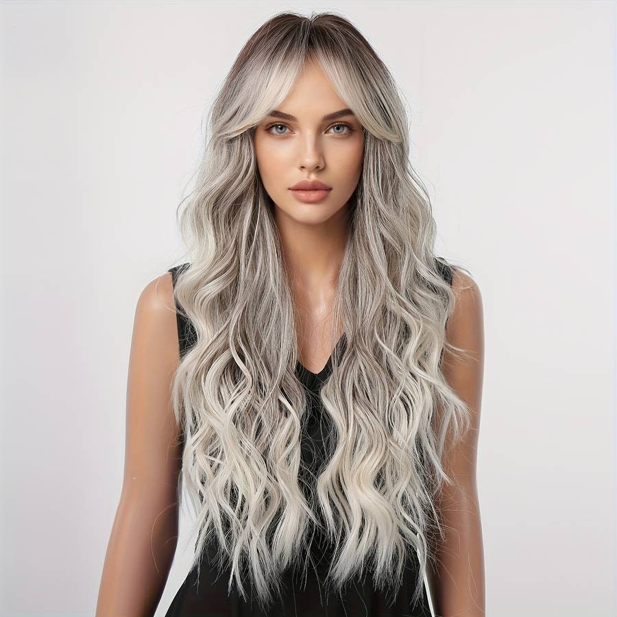 1Pc Mixed Color 66.04cm Fashion Design Wig