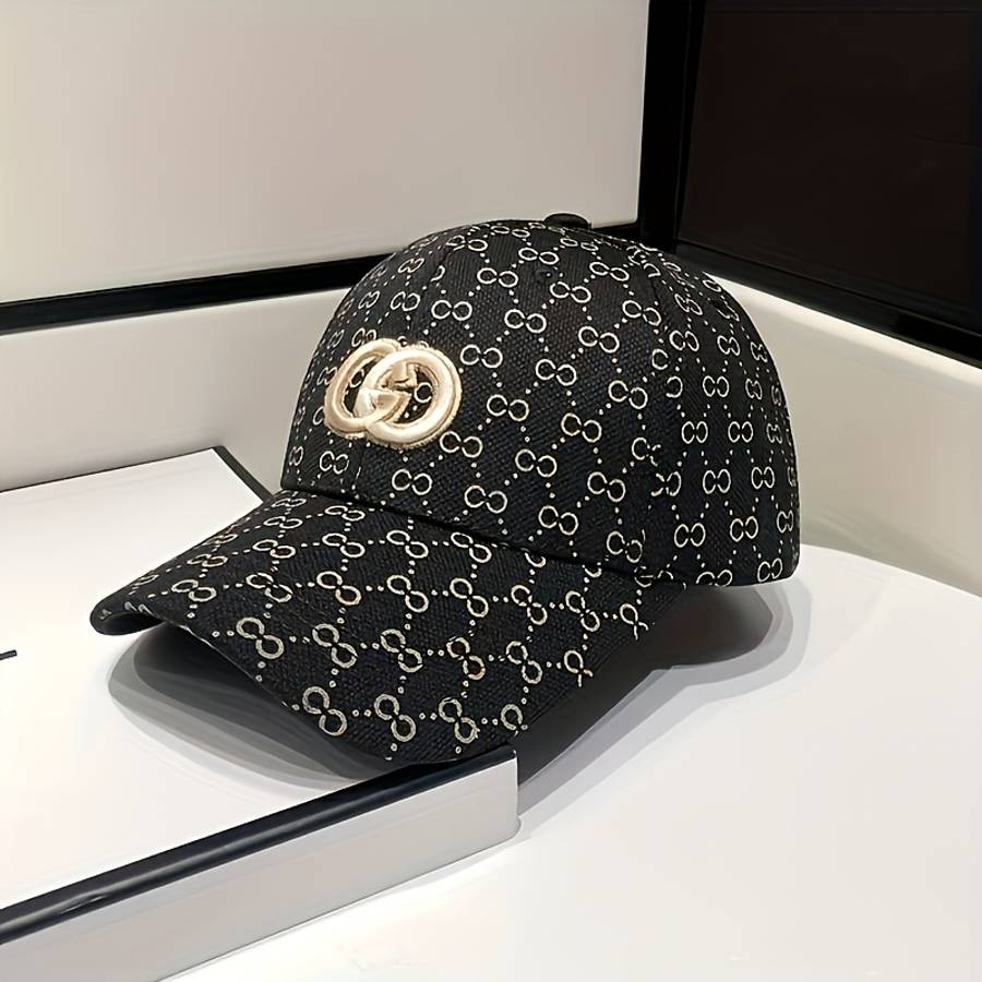 Peaked Cap New Fashion Print Light Luxury Trendy Baseball Cap