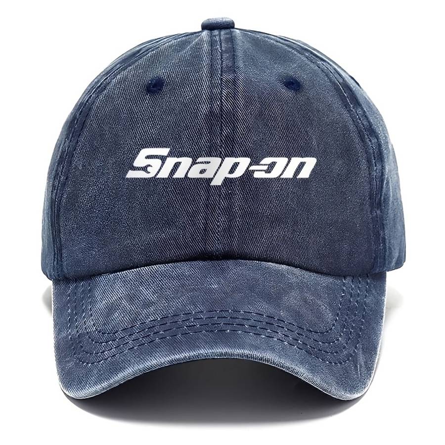 Single Pack SNAP-ON Embroidered Baseball Cap 100% Viscose Fiber Hand Washable Casual Outdoor